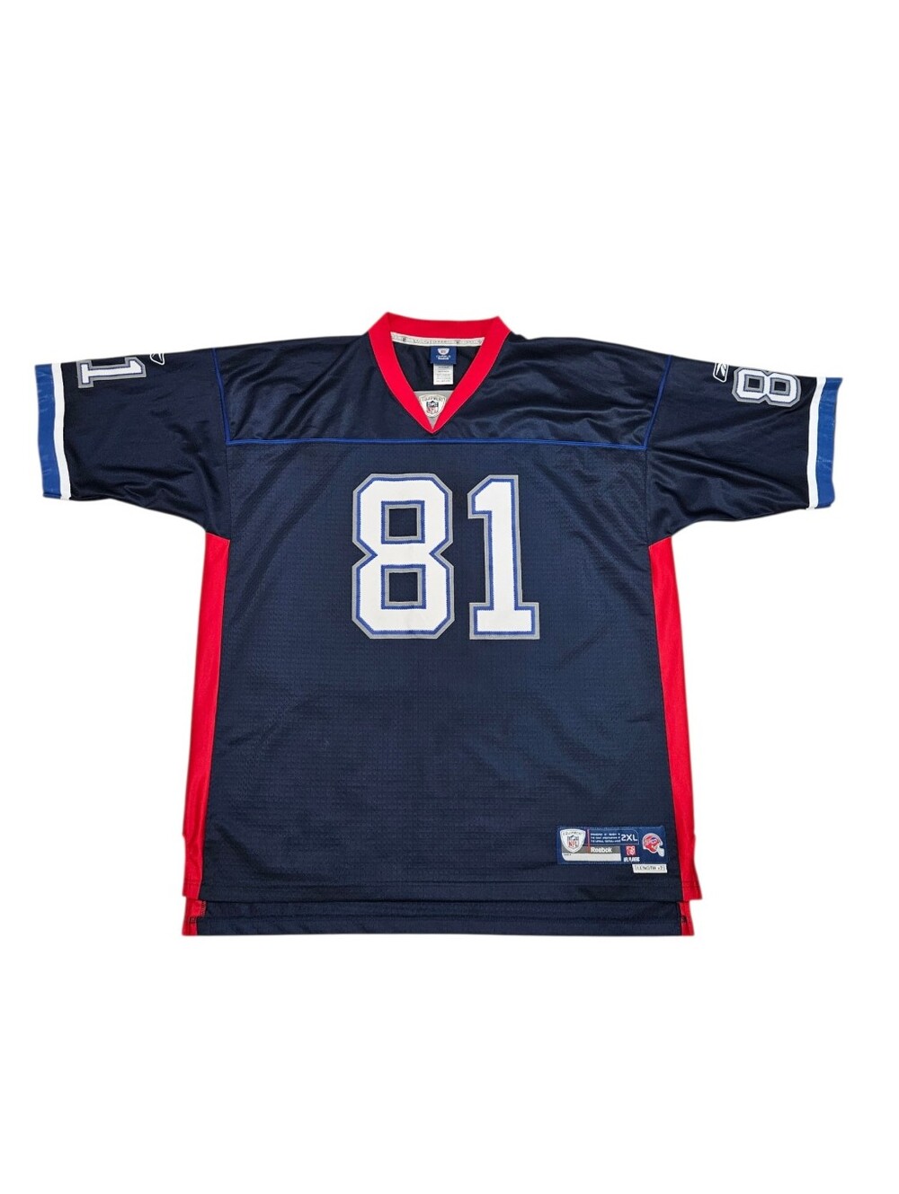 Reebok Terrell Owens #81 Buffalo Bills NFL Jersey Size 2XL +2 Length